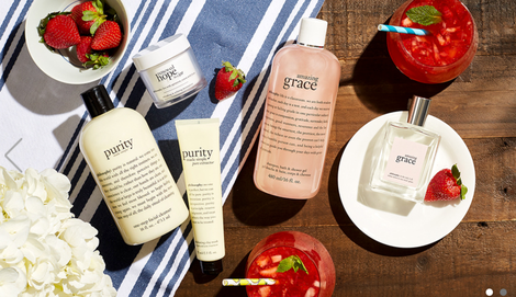 $15 off $65; $25 off $70 For Reward Members | Philosophy | Promo code SAVE